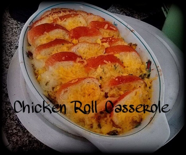Chicken Roll Casserole