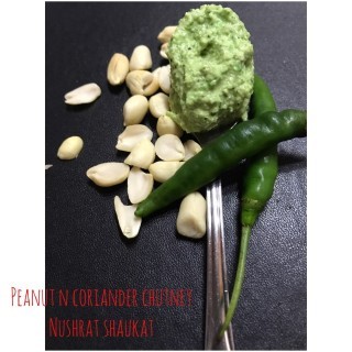 Peanut N Coriander Chutney