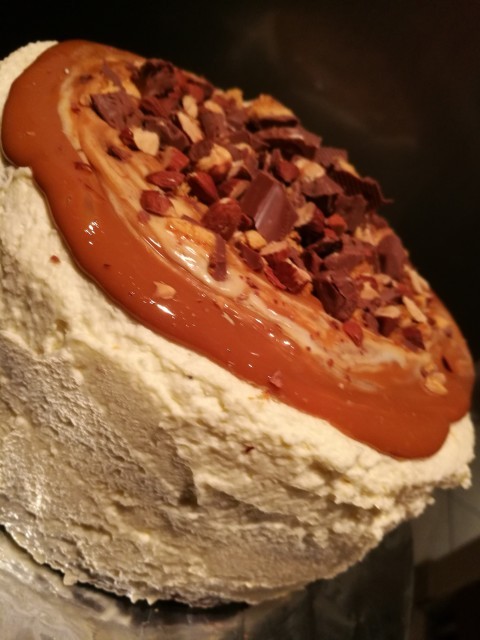 Starbucks Salted Caramel Crunchie Chocolate Cake 