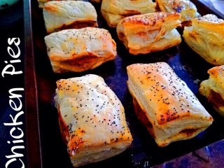Dry Masala Chicken Pies