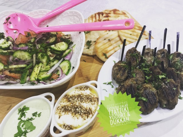 Beef Koftas & Fattoush Salad 