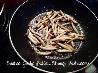 Sauted Shimeji Mushrooms