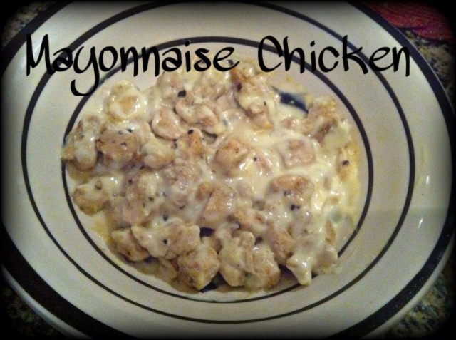 Mayonnaise Chicken