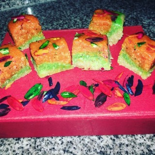 Kesar,pista & Badaam Barfee