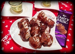 Stuffed Nougat Dates