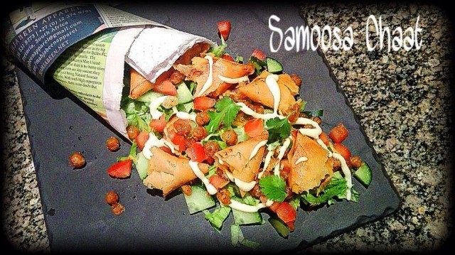 Samoosa Chaat Salad