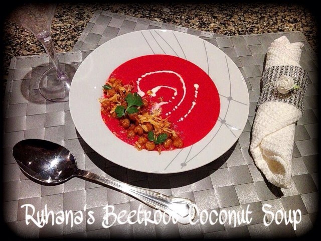Beetroot Coconut Soup