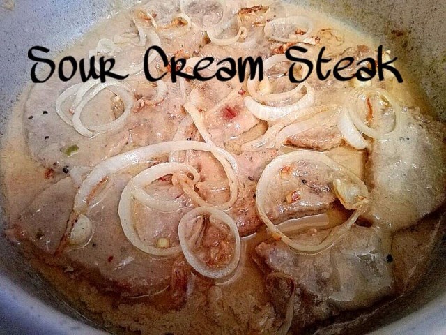 Sour Cream Steak