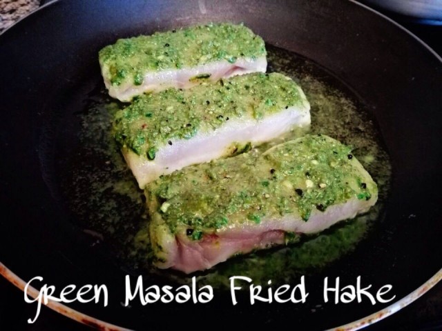 Green Masala Fried Hake