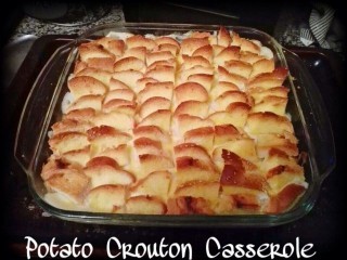 Potato Crouton Casserole