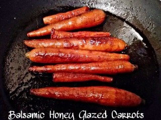 Balsamic Honey Glazed Carrots