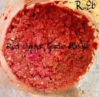 Red Ginger Garlic Masala