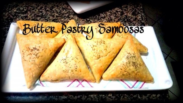 Butter Pastry Samoosas (chicken)