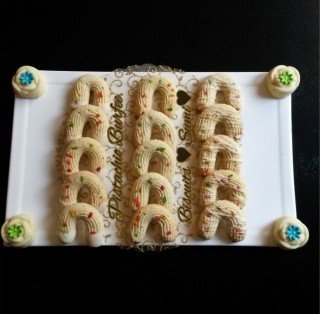 Pistachio Burfee Biscuits