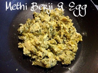 Methi Bhaji & Egg