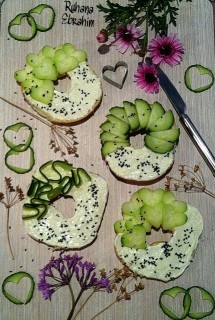 Tzatziki Chilli Loaf Toasted Bagels