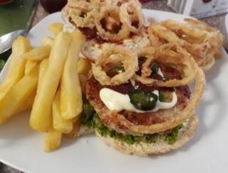 Ayeshis Jalapeno Chicken Burger