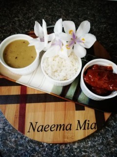 Dhal Rice And Steak