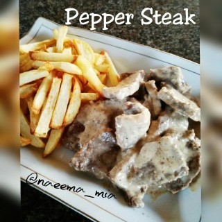 Pepper Cream Steak