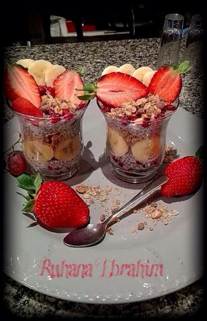 Choc Brownie Oats Chia Pudding