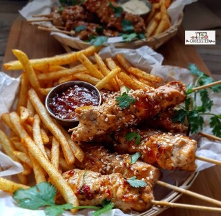 Fego Inspired Chicken Kebabs