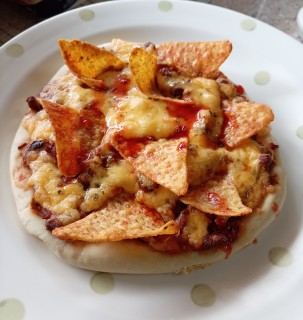 Pizza With Dorito Topping