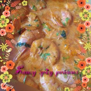 Saucy Spicy Prawns