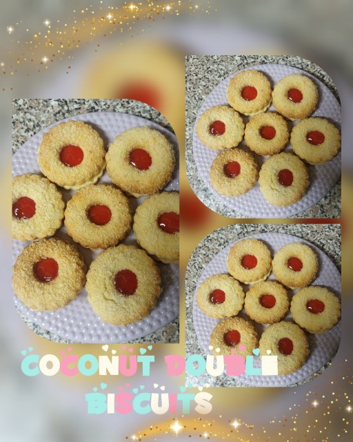 Coconut Double Biscuits