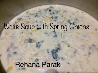 White Soup With Spring Onions