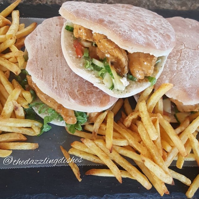 Nandos Inspired Chicken Pita