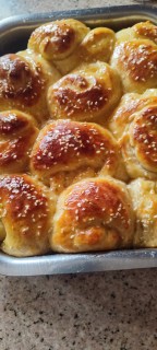 Honeyed Cocktail Buns /rolls/naan