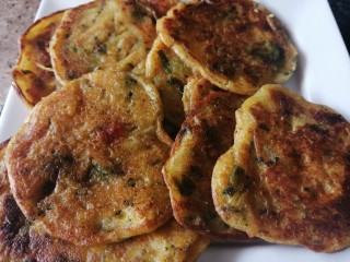 Savory Bhajia Crumpets