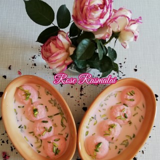 Rose Rasmalai