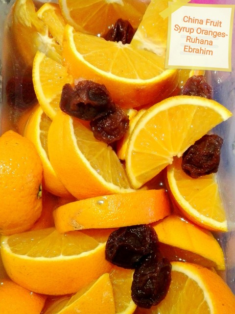 China Fruit Syrup Oranges