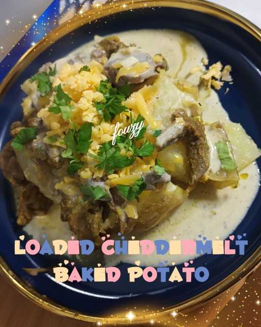 Loaded Cheddermelt Baked Potato