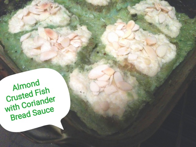 Almond Fish Cooked In Bread Sauce