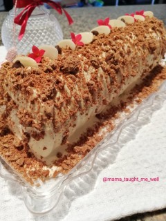 Marie Biscuit Log