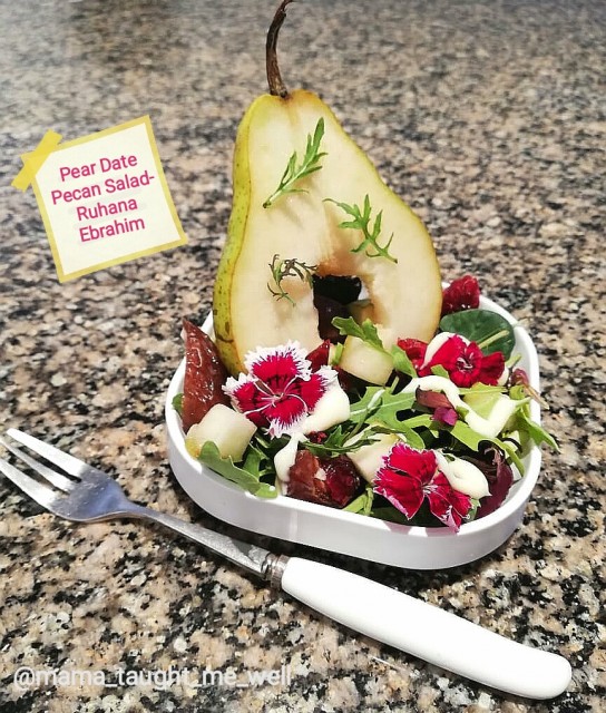 Pear Date Pecan Salad