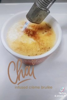 Chai Infused Creme Brulee
