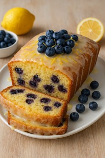 Lemon Drizzle Blueberry Cake