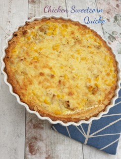 Chicken Sweetcorn Quiche