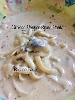 Orange Pepper Spice Pasta
