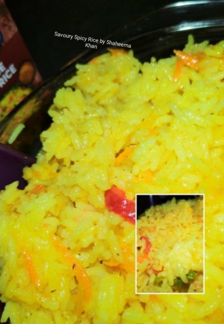 Savoury Spicy Rice With A Twist