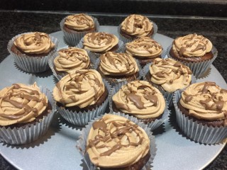 Rolo Caramel Cupcakes