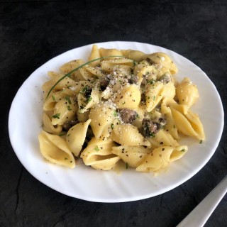 Mushroom Carbonara