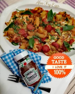 Aloo Fry Eggs
