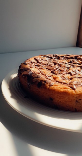 Chocolate Chip Cookie Pizza