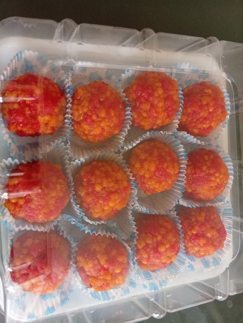 Besan.(bundi) Ladoo.