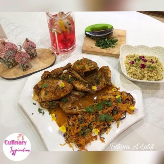 Roast Chicken, Pasta Rice & Stir Fry