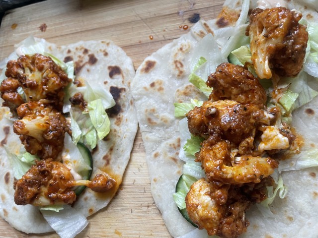 Flavorbomb Cajun Cauliflower Wraps